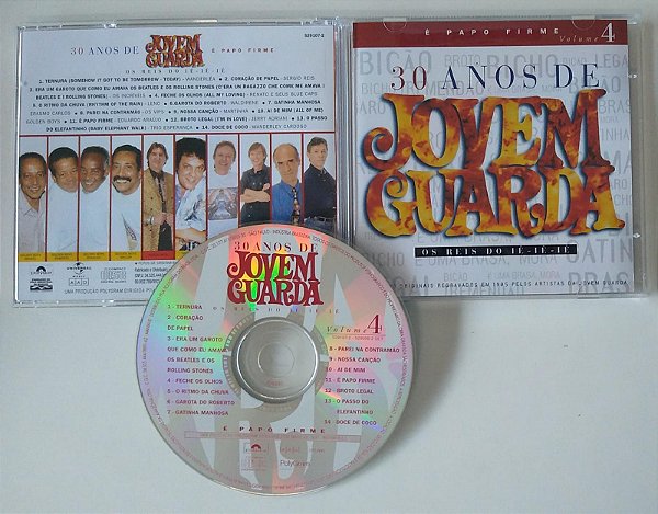 Cd 30 Anos de Jovem Guarda, Vol. 4 Interprete Vários (1995) [seminovo]
