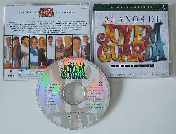 Cd 30 Anos de Jovem Guarva, Vol. 3 Interprete Vários (1995) [seminovo]