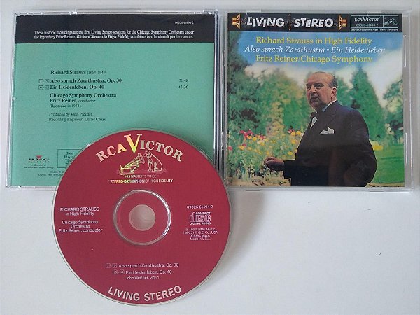 Cd Also Sprach Zarathustra [importado] Interprete Richard Strauss (1993) [seminovo]