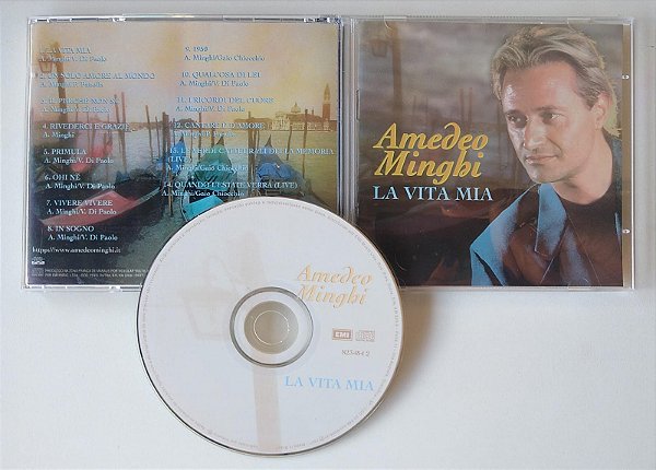 Cd La Vita Mia Interprete Amedeo Minghi (1997) [seminovo]