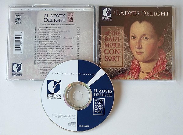 Cd The Ladyes Delight [importado] Interprete The Baltimore Consort (1998) [seminovo]