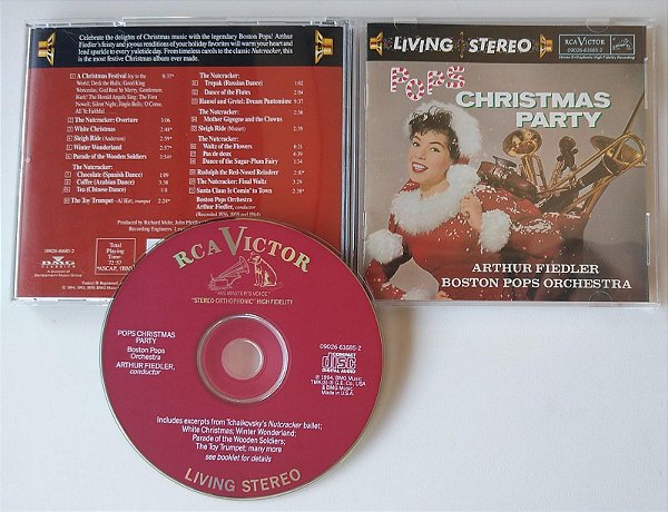 Cd Pops Christmas Party [importado] Interprete Arthur Fiedler & Boston Pops Orchestra (1994) [seminovo]