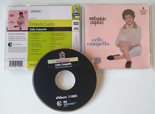 Cd Estupido Cupido Interprete Celly Campello [seminovo]