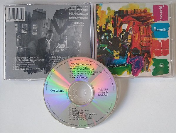 Cd I Heard You Twice The First Time Interprete Branford Marsalis (1992) [seminovo]
