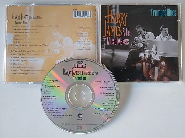 Cd Trumpet Blues Interprete Harry James & His Music Makers (2000) [seminovo]