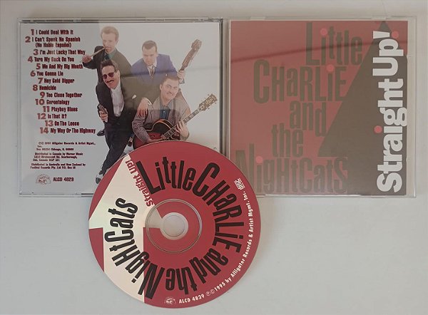 Cd Straight Up ! Interprete Little Charlie & The Night Cats (1995) [seminovo]