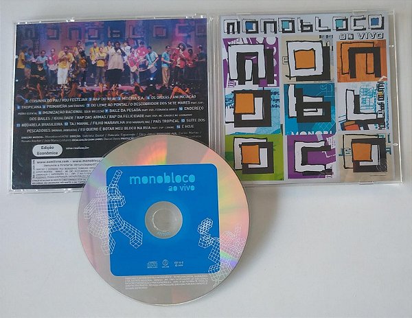 Cd ao Vivo Interprete Monobloco (2005) [usado]