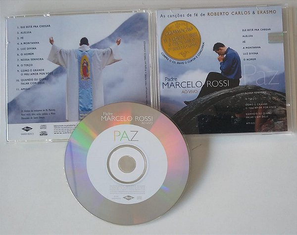 Cd Paz (ao Vivo) Interprete Padre Marcelo Rossi (2001) [seminovo]