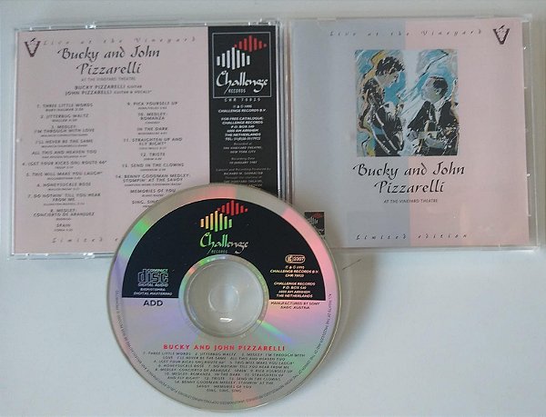 Cd Live At The Vineyard [importado] Interprete Bucky And John Pizzarelli (1995) [seminovo]