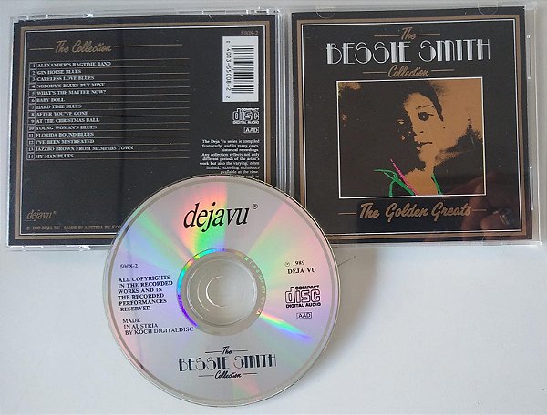 Cd The Bessie Smith Collection [importado] Interprete Bessie Smith (1989) [usado]