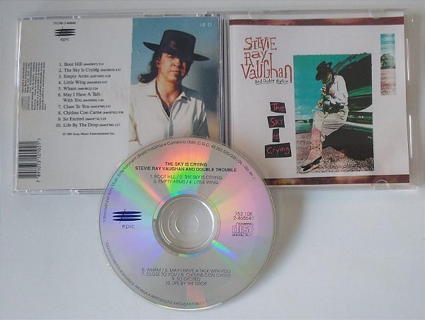 Cd The Sky Is Crying Interprete Stevie Ray Vaughan And Double Trouble (1991) [usado]