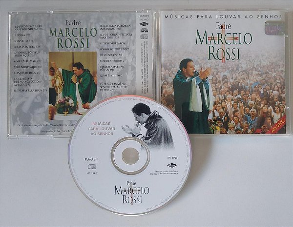 Cd Músicas para Louvar ao Senhor (ao Vivo) Interprete Padre Marcelo Rossi (1998) [usado]
