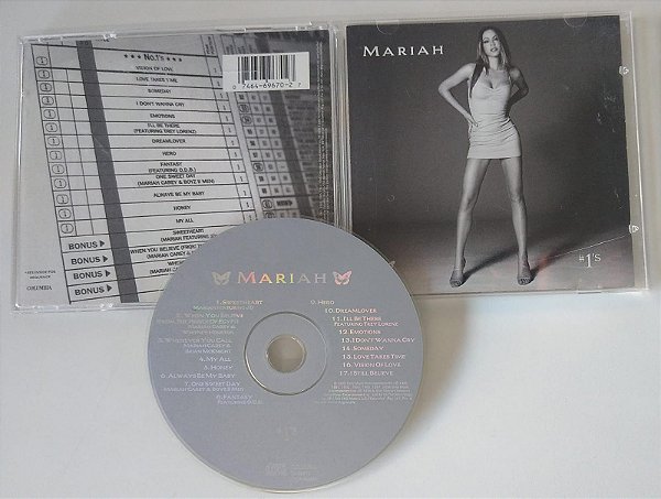 Cd #1''s [importado] Interprete Mariah Carey (1998) [usado]