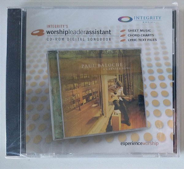 Cd a Greater Song [importado] Interprete Paul Baloche [novo]