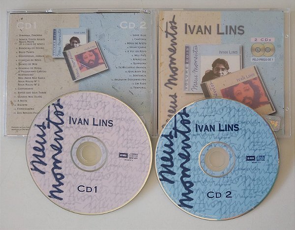 Cd Meus Momentos (2 Discos) Interprete Ivan Lins [usado]