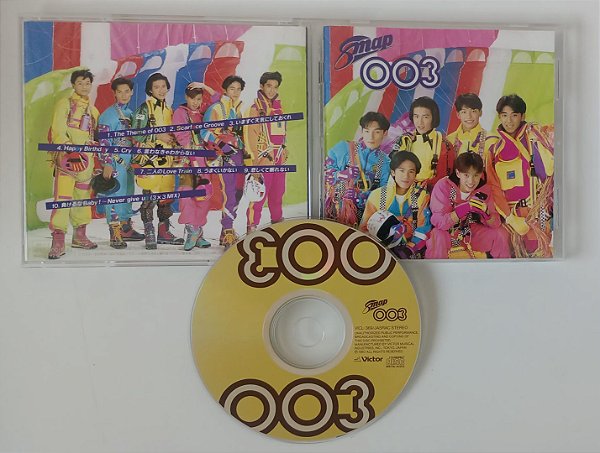 Cd 003 [japão] Smap Interprete Smap (1993) [seminovo]