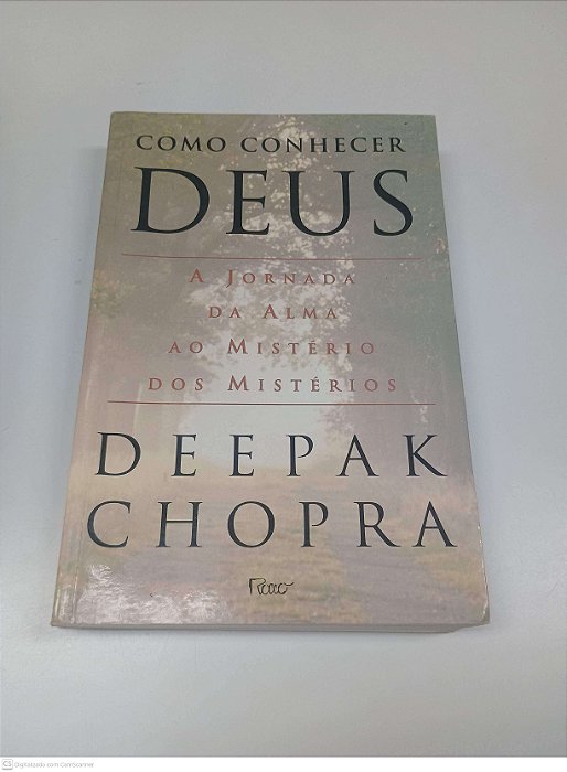 Livro Como Conhecer Deus Autor Chopra, Deepak (2001) [usado]