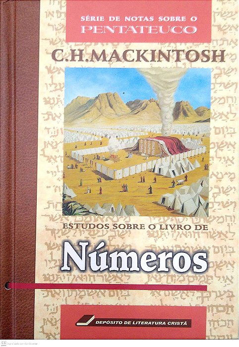Livro Estudos sobre o Livro de Números [notas sobre o Pentateuco] Autor Mackintosh, C. H. (2003) [seminovo]