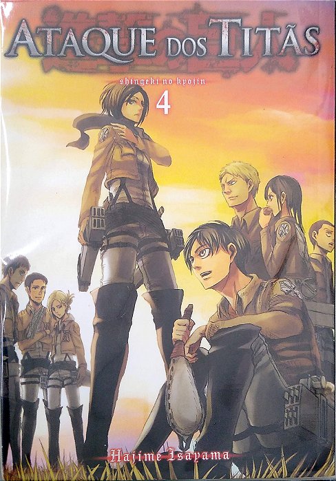 Gibi Ataque dos Titãs #4 Autor Hajime Isayama (2014) [usado]