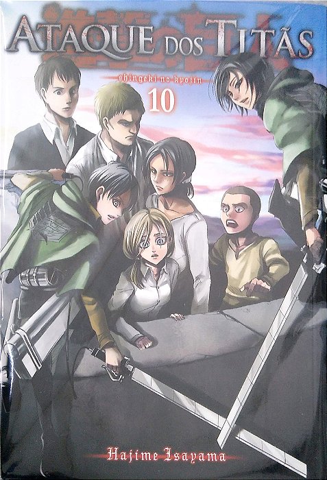 Gibi Ataque dos Titãs #10 Autor Hajime Isayama (2015) [usado]