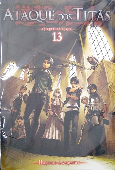Gibi Ataque dos Titãs #13 Autor Hajime Isayama (2015) [usado]
