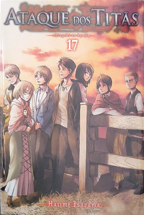 Gibi Ataque dos Titãs #17 Autor Hajime Isayama (2016) [usado]