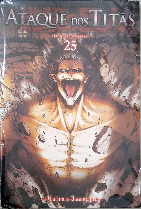 Gibi Ataque dos Titãs #25 Autor Hajime Isayama (2018) [usado]
