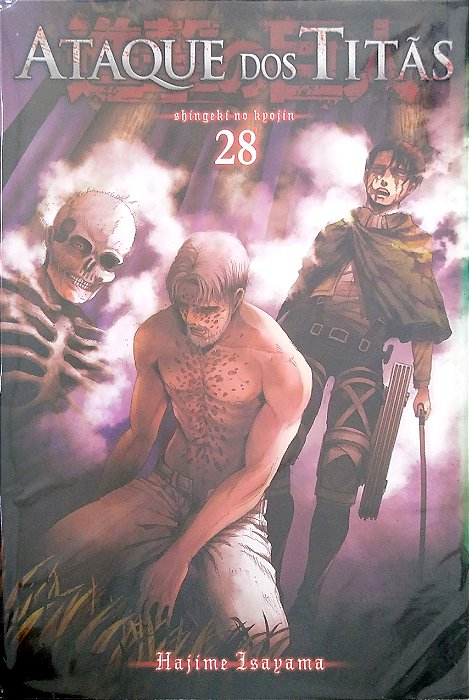 Revista Ataque dos Titãs #28 Autor Hajime Isayama (2019) [usado]