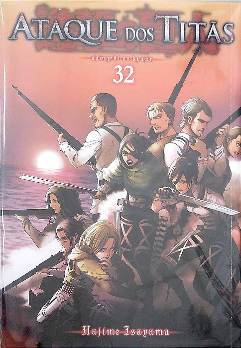 Gibi Ataque dos Titãs #32 Autor Hajime Isayama (2021) [usado]