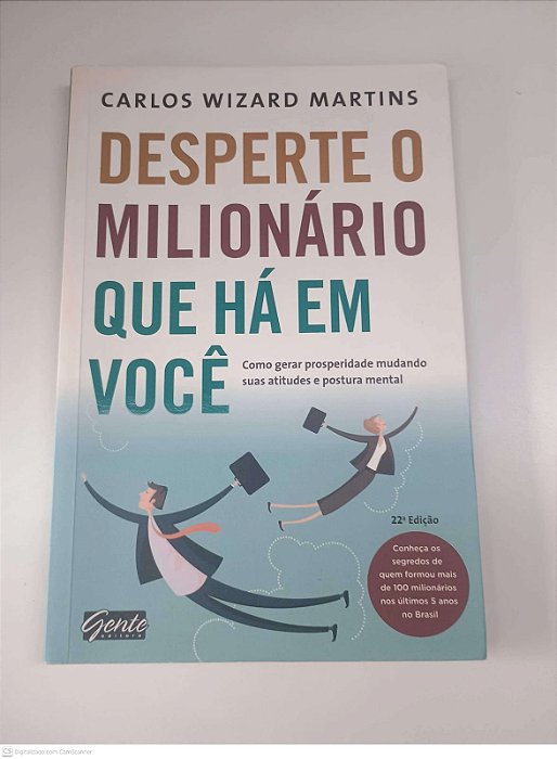 Livro Desperte o Milionário que Há em Você Autor Martins, Carlos Wizard (2012) [usado]