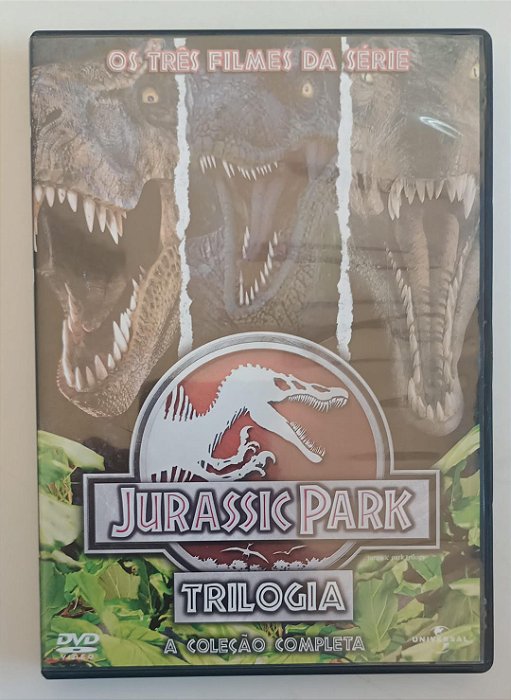 Dvd Jurassic Park (trilogia) Editora (2011) [seminovo]