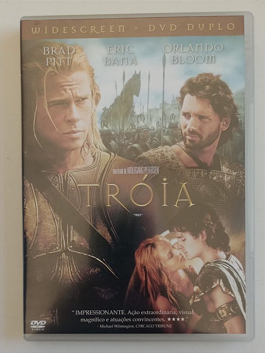 Dvd Tróia - Dvd Duplo Editora (2004) [seminovo]