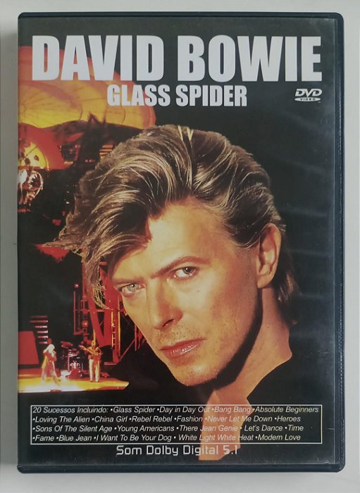 Dvd David Bowie - Glass Spider Editora [seminovo]