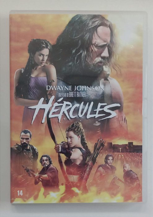 Dvd Hércules (c/ Dwayne Johnson) Editora (2014) [usado]