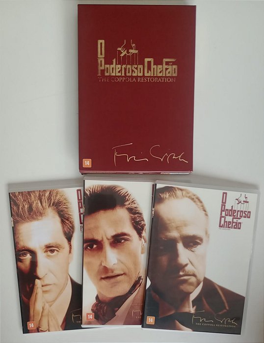 Dvd o Poderoso Chefão [trilogia] Editora (2014) [seminovo]