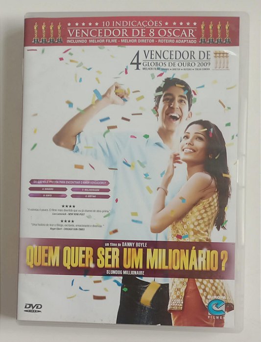 Dvd Quem Quer Ser um Milionário ? Editora (2009) [seminovo]