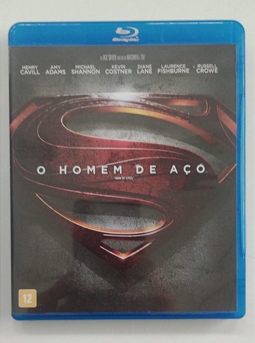 Dvd [blu-ray] Homem de Aço Editora (2013) [seminovo]