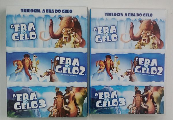 Dvd a Era do Gelo [trilogia] Editora (2010) [seminovo]