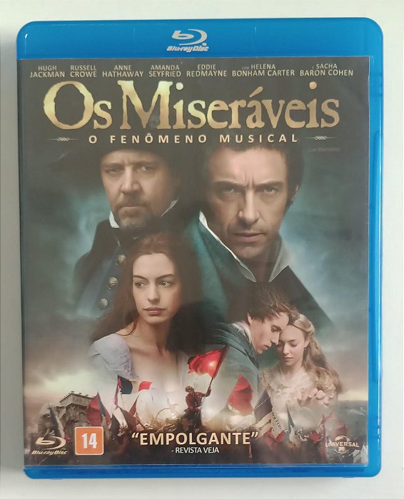 Dvd [blu-ray] os Miseráveis (2012) Editora (2013) [seminovo]
