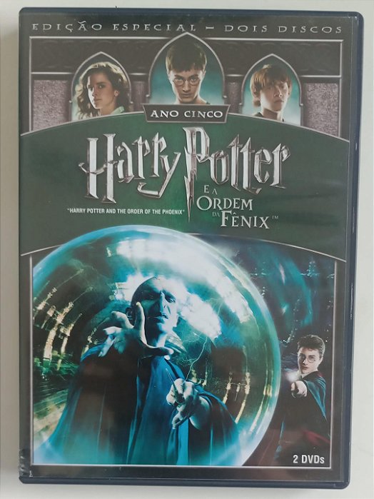 Dvd Harry Potter 5 Ordem da Fênix [duplo] Editora (2009) [seminovo]