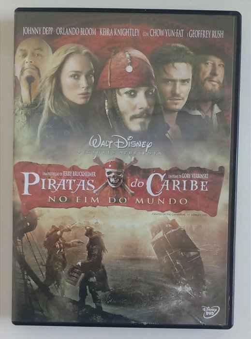 Dvd Piratas do Caribe 3 Fim do Mundo Editora [seminovo]