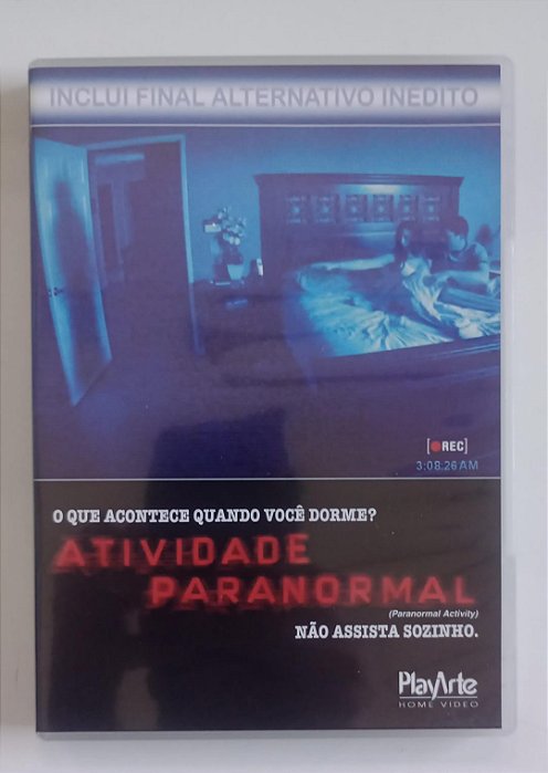 Dvd Atividade Paranormal 1 Editora (2009) [seminovo]