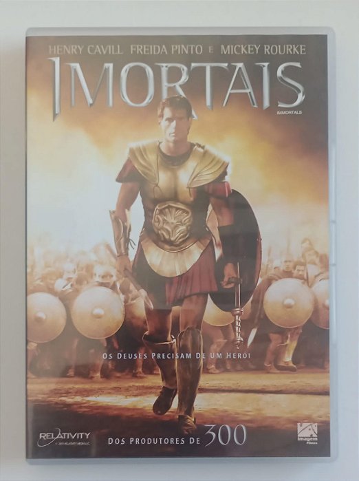 Dvd Imortais (c/ Henry Cavill) Editora (2011) [seminovo]