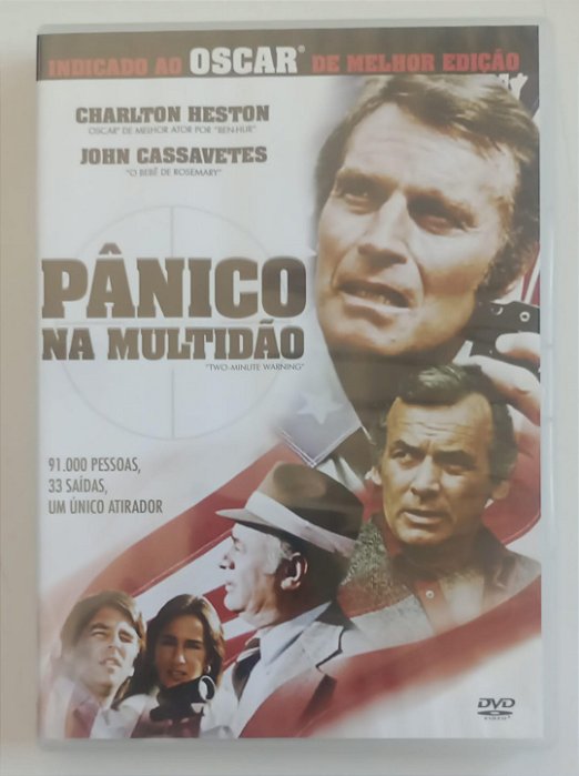 Dvd Pânico na Multidão Editora [seminovo]