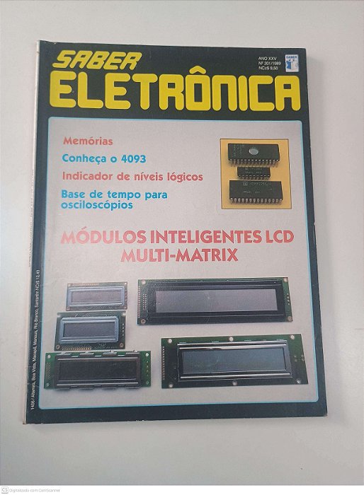 Revista Saber Eletrônica - Nº 201/1989 - Ano Xxv Autor Fittipaldi, Hélio (1989) [seminovo]