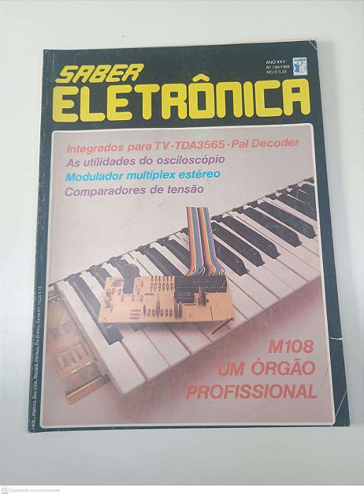Revista Saber Eletrônica - Nº 199/1989 - Ano Xxv Autor Fittipaldi, Hélio (1989) [seminovo]