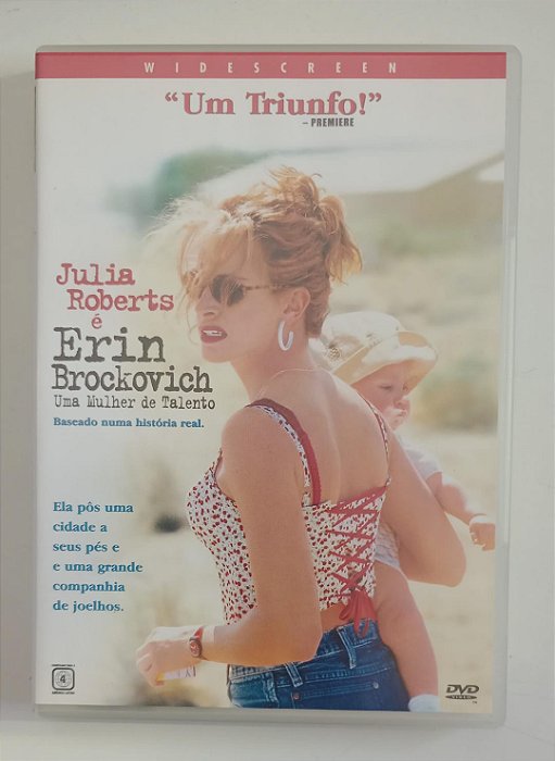 Dvd Erin Brockovich, Uma Mulher de Talento Editora (2000) [usado]