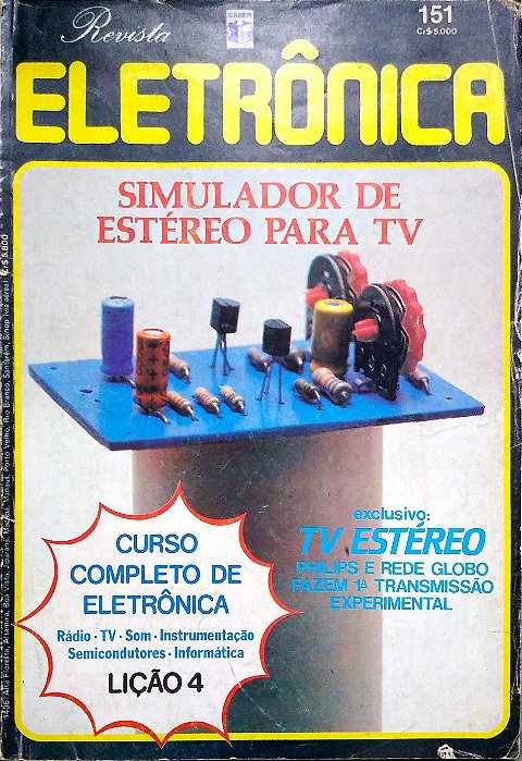 Revista Revista Eletrônica #151 Autor (1985) [usado]