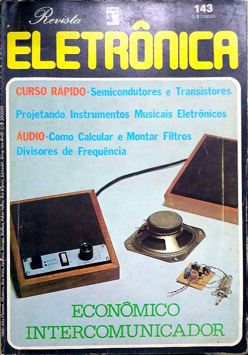 Revista Revista Eletrônica #143 Autor (1984) [usado]