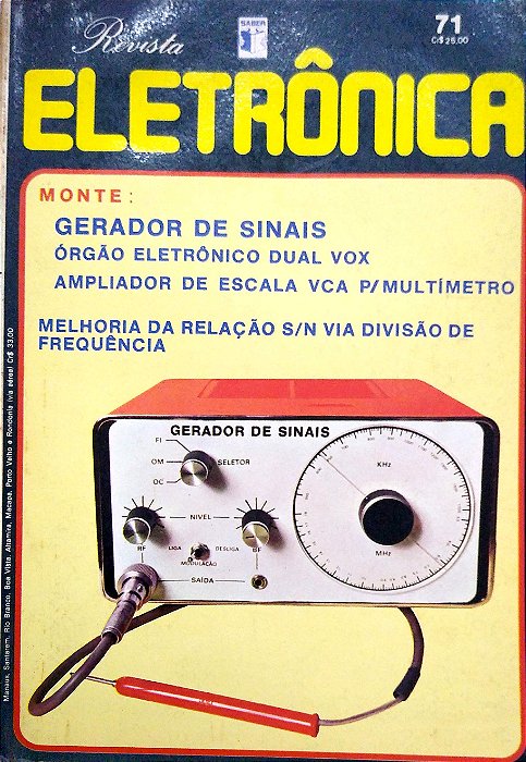 Revista Revista Eletrônica #71 Autor (1978) [usado]
